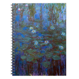 Claude Monet - Blauwe Waterlelies Notitieboek