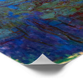 Claude Monet - Blauwe Waterlelies Poster (Hoek)