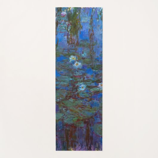 Claude Monet - Blauwe Waterlelies Yogamat (Voorkant)