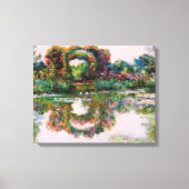 Claude Monet - Bloeibogen, Giverny Canvas Afdruk (Voorkant)