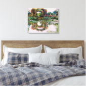 Claude Monet - Bloeibogen, Giverny Canvas Afdruk (Insitu (Slaapkamer))