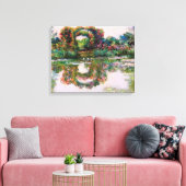 Claude Monet - Bloeibogen, Giverny Canvas Afdruk (Insitu (Woonkamer))