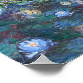 Claude Monet Bloemenlandschap Collage Poster (Hoek)