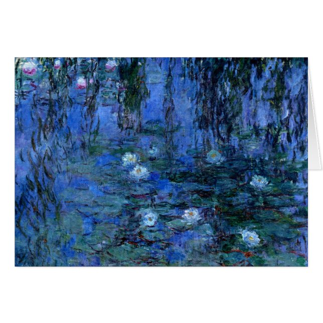 Claude Monet Blue Water Lilies (Voorkant Horizontaal)