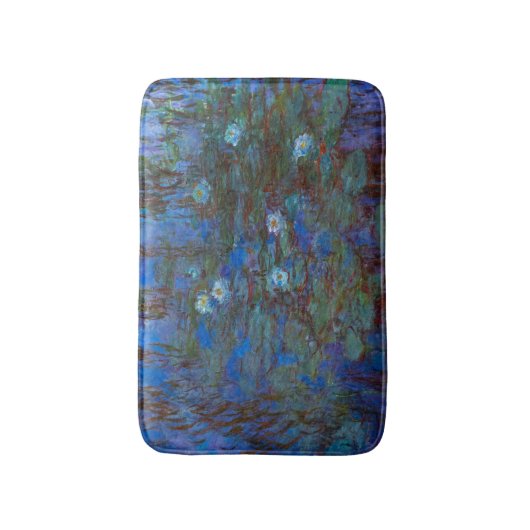 Claude Monet - Blue Water Lilies Badmat (Voorkant Verticaal)