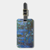 Claude Monet - Blue Water Lilies Bagagelabel (Voorkant verticaal)