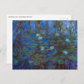 Claude Monet - Blue Water Lilies Briefkaart (Voorkant / Achterkant)