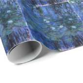 Claude Monet Blue Water Lilies Cadeaupapier (Rol Hoek)