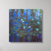 Claude Monet - Blue Water Lilies Canvas Afdruk (Voorkant)