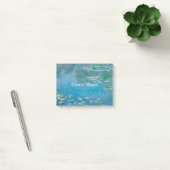 Claude Monet Blue Water Lilies Classic Post-it® Notes (Kantoor)