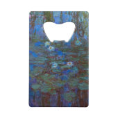 Claude Monet - Blue Water Lilies Creditkaart Flessenopener (Achterkant)