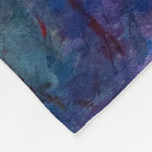 Claude Monet - Blue Water Lilies Fleece Deken (Hoek)