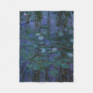 Claude Monet - Blue Water Lilies Fleece Deken