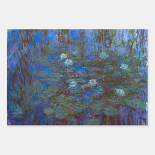 Claude Monet - Blue Water Lilies Inpakpapier Vel