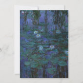 Claude Monet - Blue Water Lilies Kaart (Voorkant)