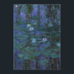 Claude Monet - Blue Water Lilies Kaart<br><div class="desc">Claude Monet - Blue Water Lilies (1916 - 1919)</div>