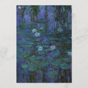 Claude Monet - Blue Water Lilies Kaart