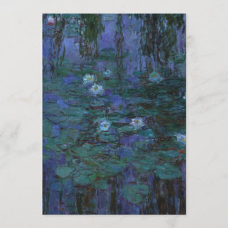 Claude Monet - Blue Water Lilies Kaart