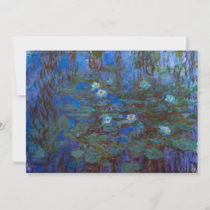 Claude Monet - Blue Water Lilies Kaart