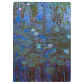 Claude Monet - Blue Water Lilies Klembord (Achterkant)