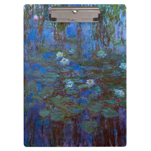 Claude Monet - Blue Water Lilies Klembord (Voorkant)