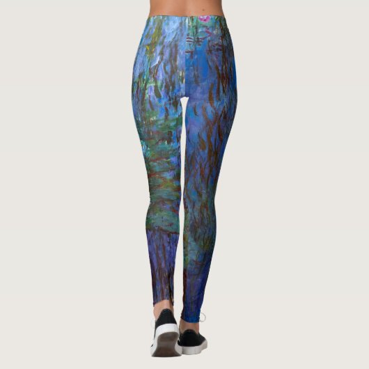 Claude Monet - Blue Water Lilies Leggings (Achterkant)