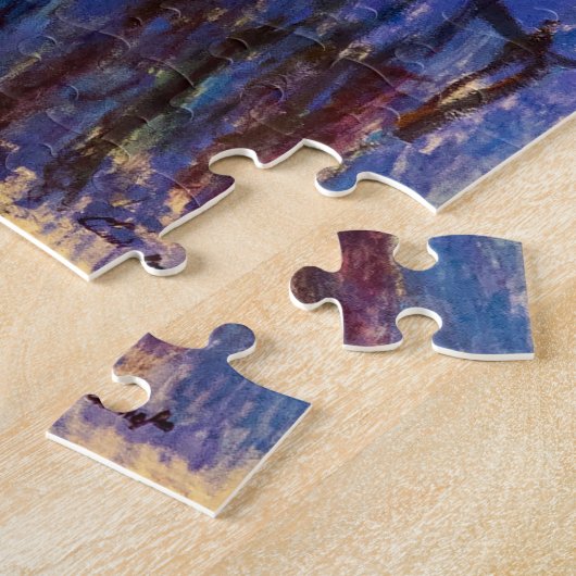 Claude Monet - Blue Water Lilies Legpuzzel (Zijkant)