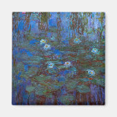 Claude Monet - Blue Water Lilies Magneet (Voorkant)