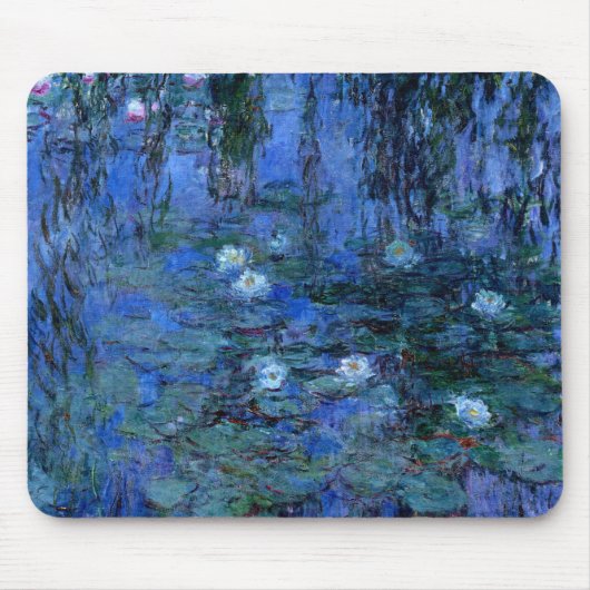 Claude Monet Blue Water Lilies Muismat (Voorkant)