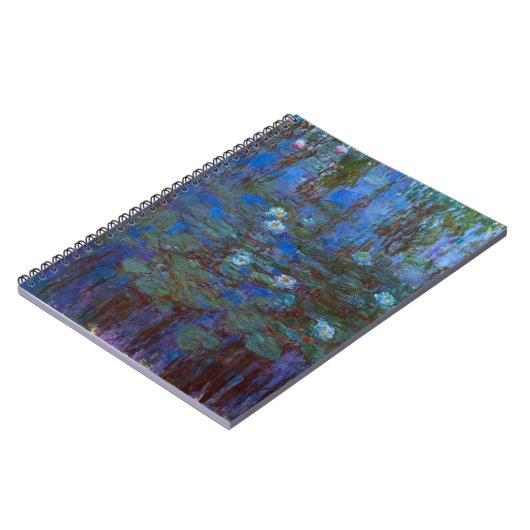 Claude Monet - Blue Water Lilies Notitieboek (Linkerzijde)