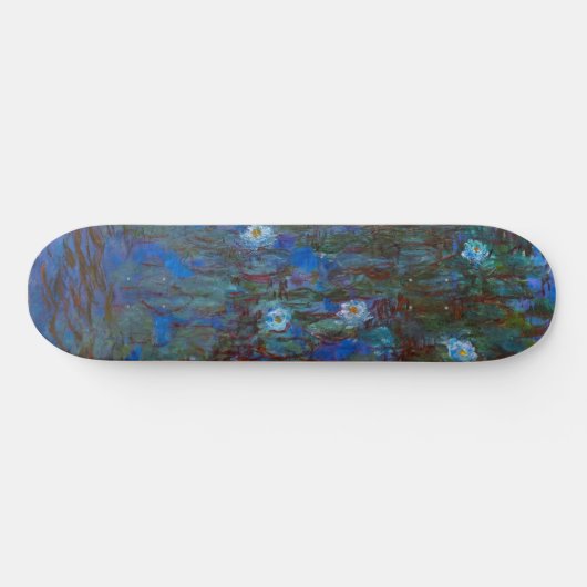 Claude Monet - Blue Water Lilies Persoonlijk Skateboard (Horizontaal)