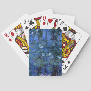 Claude Monet Blue Water Lilies Pokerkaarten