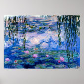 Claude Monet - Blue Water Lilies Poster (Voorkant)