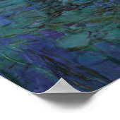 Claude Monet - Blue Water Lilies Poster (Hoek)