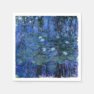 Claude Monet Blue Water Lilies Servetten