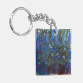 Claude Monet - Blue Water Lilies Sleutelhanger (Voorkant Links)