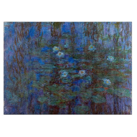Claude Monet - Blue Water Lilies Snijplank (Voorkant)