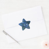Claude Monet Blue Water Lilies Ster Sticker (Envelop)
