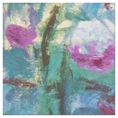 Claude Monet - Blue Water Lilies Stof (Close Up)