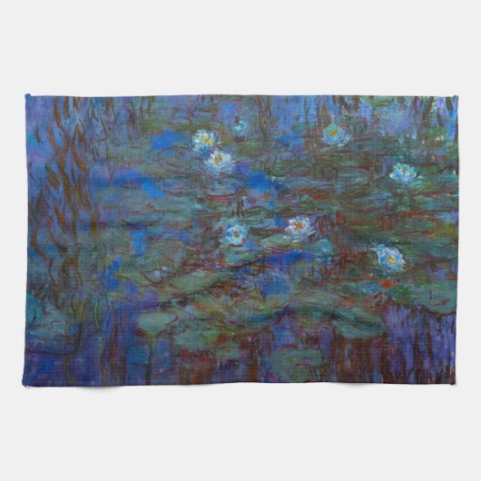 Claude Monet - Blue Water Lilies Theedoek (Horizontaal)