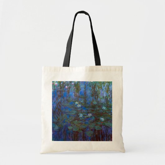 Claude Monet - Blue Water Lilies Tote Bag (Voorkant)