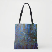 Claude Monet - Blue Water Lilies Tote Bag (Voorkant)