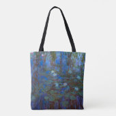 Claude Monet - Blue Water Lilies Tote Bag (Achterkant)