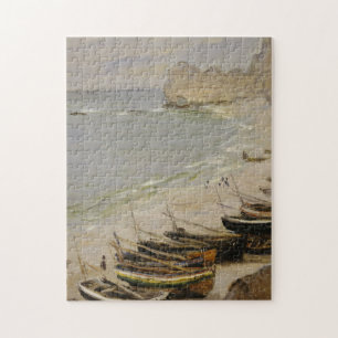 Claude Monet - Boat aan het strand van Etretat Legpuzzel
