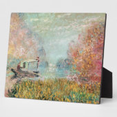 Claude Monet | Boat Studio op de zegen Fotoplaat (Zijkant)