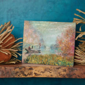Claude Monet | Boat Studio op de zegen Fotoplaat (Zijkant)