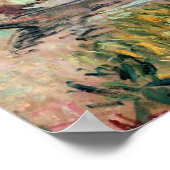 Claude Monet | Boat Studio op de zegen Poster (Hoek)