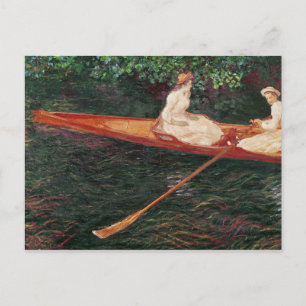 Claude Monet   Boating op de Epte Briefkaart