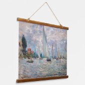 Claude Monet - Boats Regatta in Argenteuil Hangend Wandkleed (Gebogen)