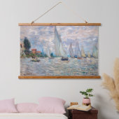 Claude Monet - Boats Regatta in Argenteuil Hangend Wandkleed (Slaapkamer)